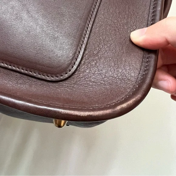 Vintage coach stewardess bag 9525 mahogany made in Costa Rica - Picture 9 of 12